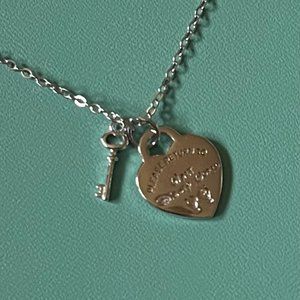 Inspired theme park sterling silver pendant necklace 18"-20" in length